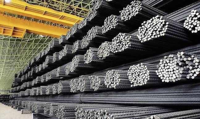 Rebar bundles indicating high throughput capacity